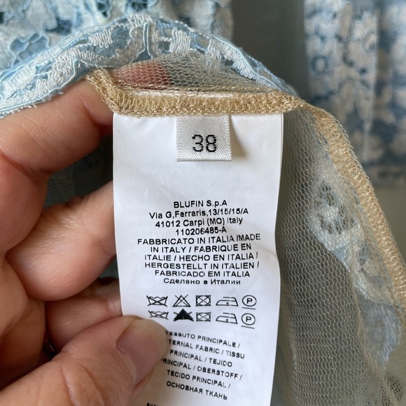 Blumarine 2016 Resort Lace Dress – Ethereal Italian Sheer Mini, Collector’s Gem - Picture 12 of 15